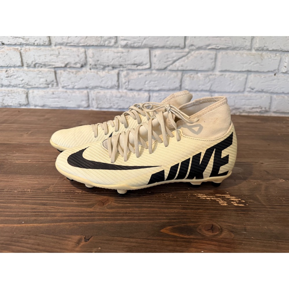 Nike Mercurial Superfly 9 Soccer Cleats DJ5961-700 Lemonade Black US 8 EUR 41